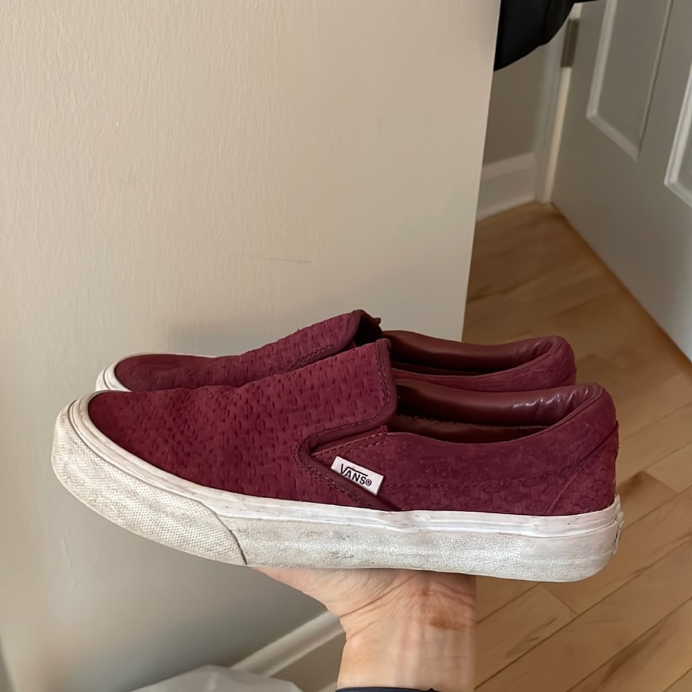 Maroon Vans